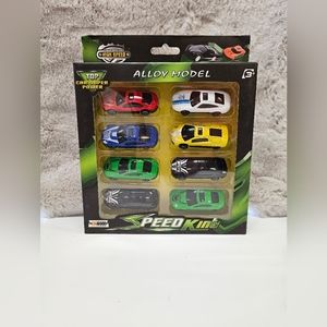 Alloy Model Sports Car Playset